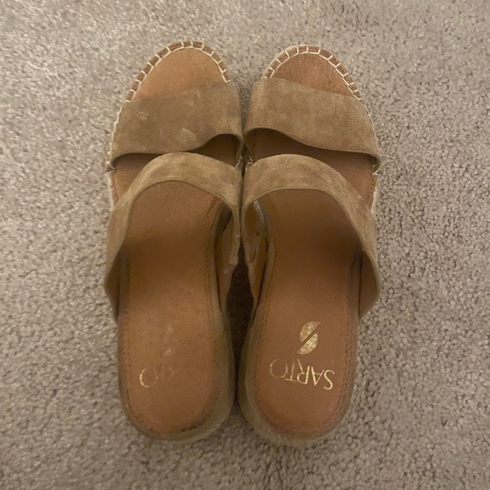 Franco Sarto espadrille platform sandals